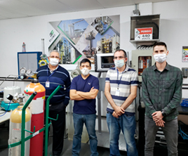 Fluxo estrutura laboratório para realizar verificação inicial de cromatógrafos