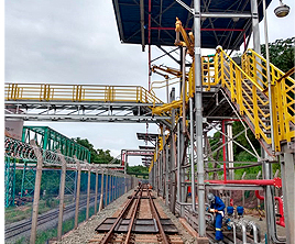 Ultracargo automatiza sistema de carregamento ferroviário com skids da Fluxo